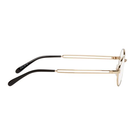 Givenchy Gold Gv0108 Glasses In 0j5g Gold 